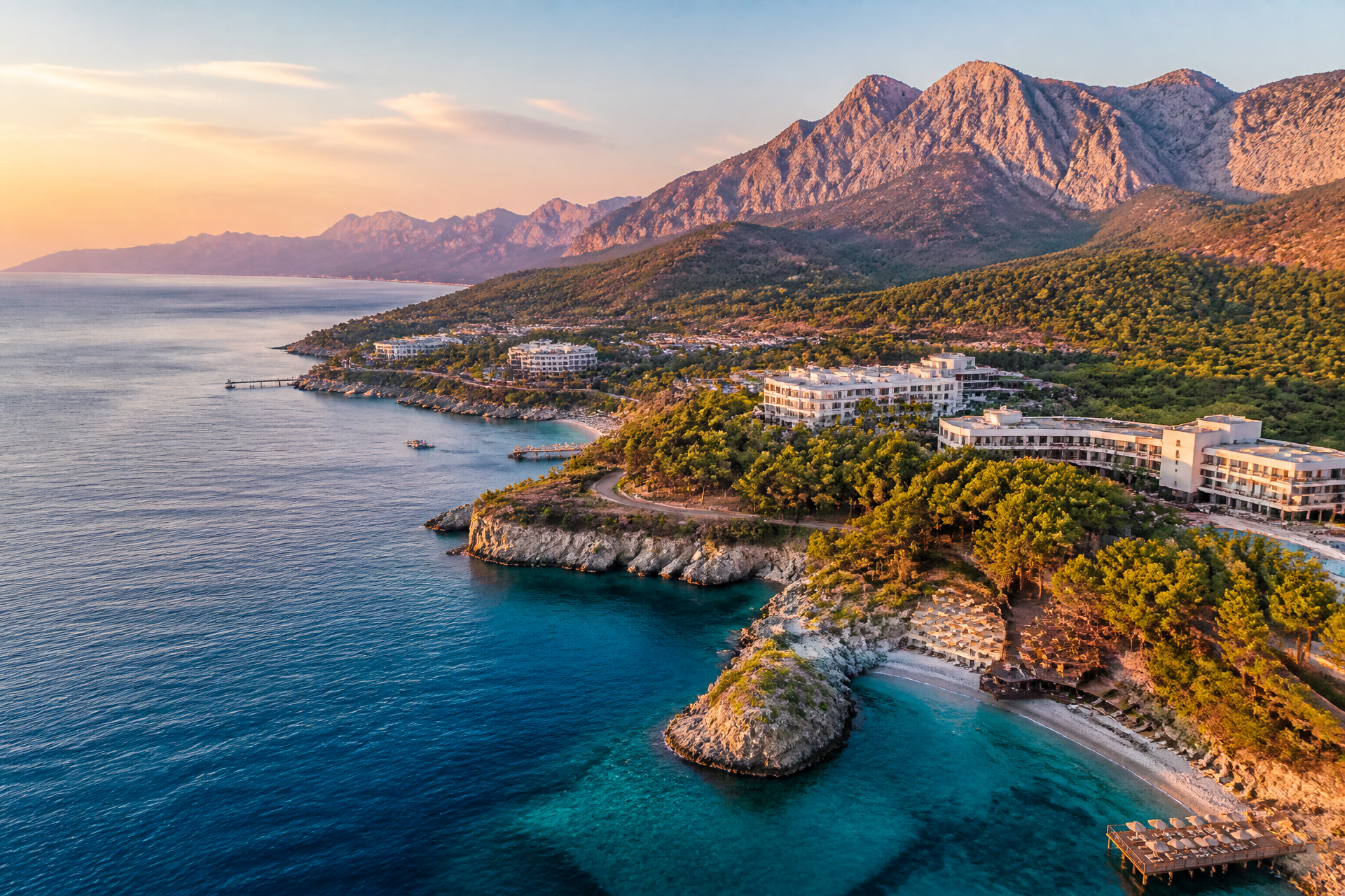 Antalya riviera coastline